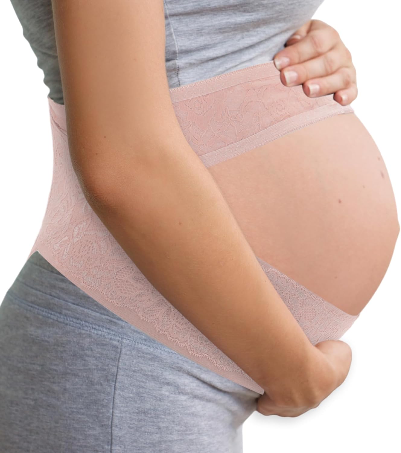 Pregnancy Belly Band for Pregnant Women, Breathable Maternity Belt, Adjustable Pregnancy Belly Support Band