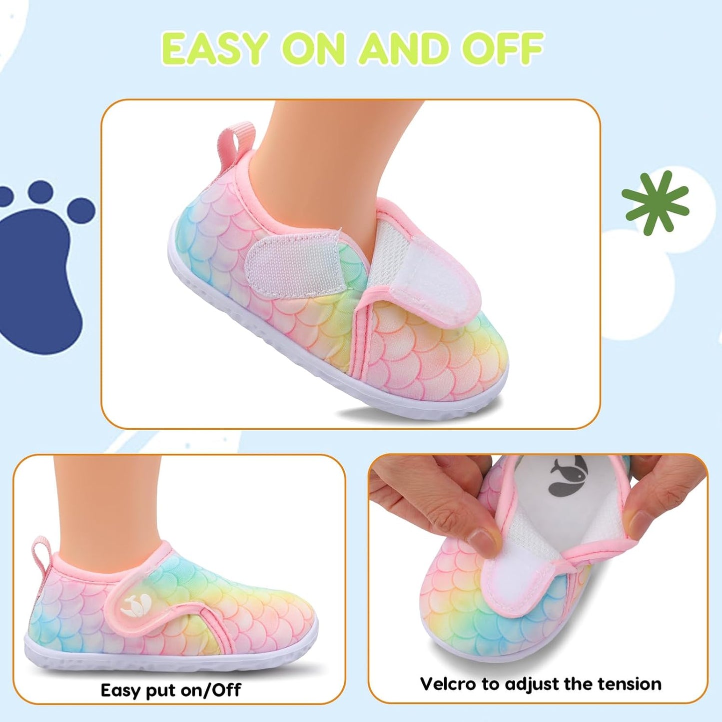 FEETCITY Baby Boys Girls First Walking Shoes Infant Sneakers Crib Shoes Breathable Lightweight Slip On Shoes