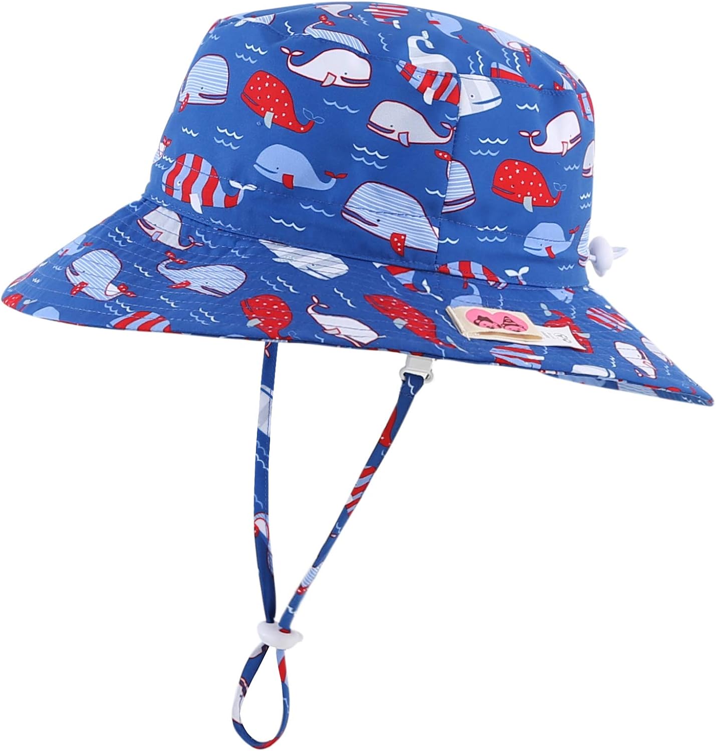 Home Prefer UPF50+ Wide Brim Sun Hat Boys Girls Sun Protection Hat Zoo Beach Swim Safari Bucket Hat for Baby Toddler Kid