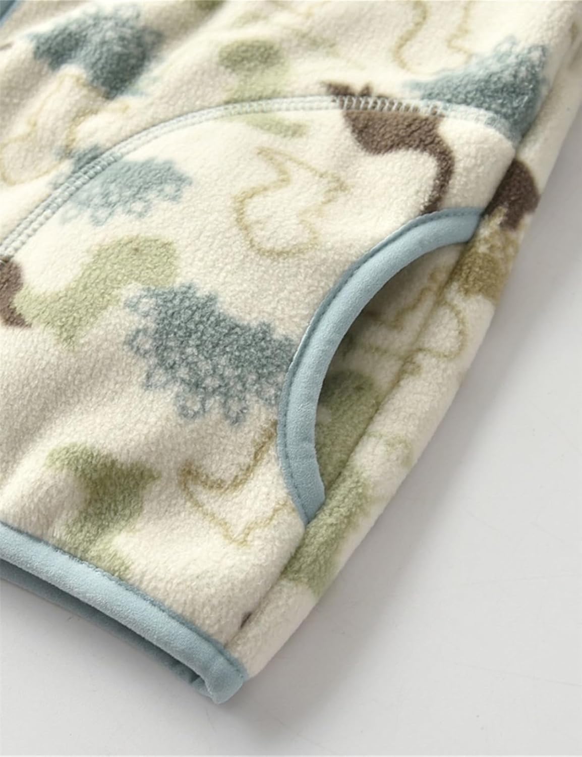 Kids Printed Polar Fleece Jacket Toddler Baby Boys Girls Autumn Winter Warm Sherpa Lining Outerwear Soft Lightweight