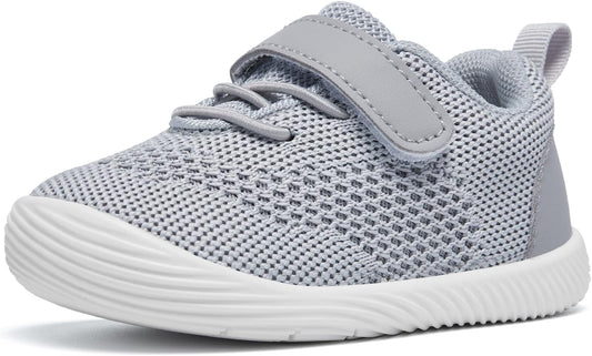 MORENDL Toddler Sneakers Baby Boys & Girls Barefoot Shoes Lightweight Breathable Walking Running Tennis Athletic Sport Shoes