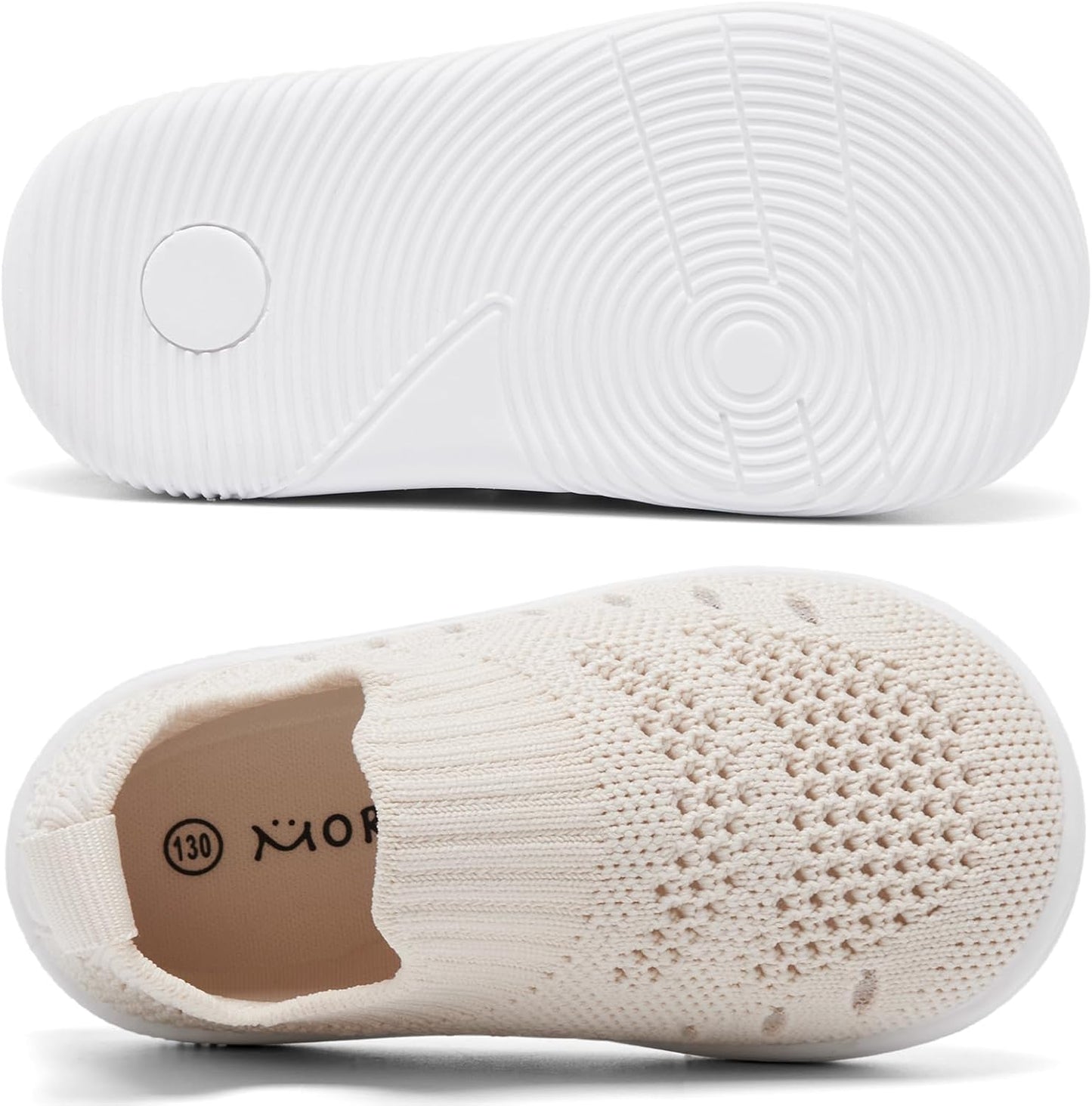 MORENDL Baby Toddler Walking Socks Non-Slip Breathable Unisex Casual Sneakers