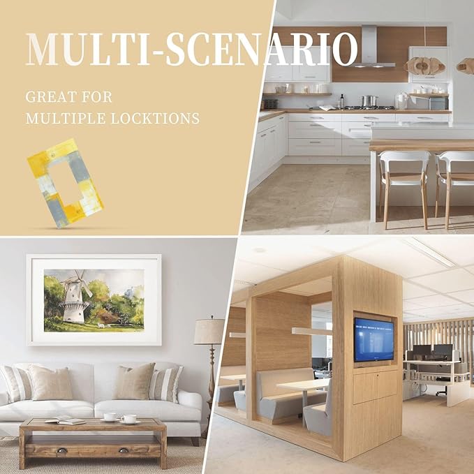 1 Gang Single GFCI/Decorator Rocker Outlet Light Switch Wall Plate Cover Vintage Gray Yellow Grey Ombre Abstract Rust Art Grunge Ink Oil Painting Decorative One Device Electrical Faceplate Dimmer