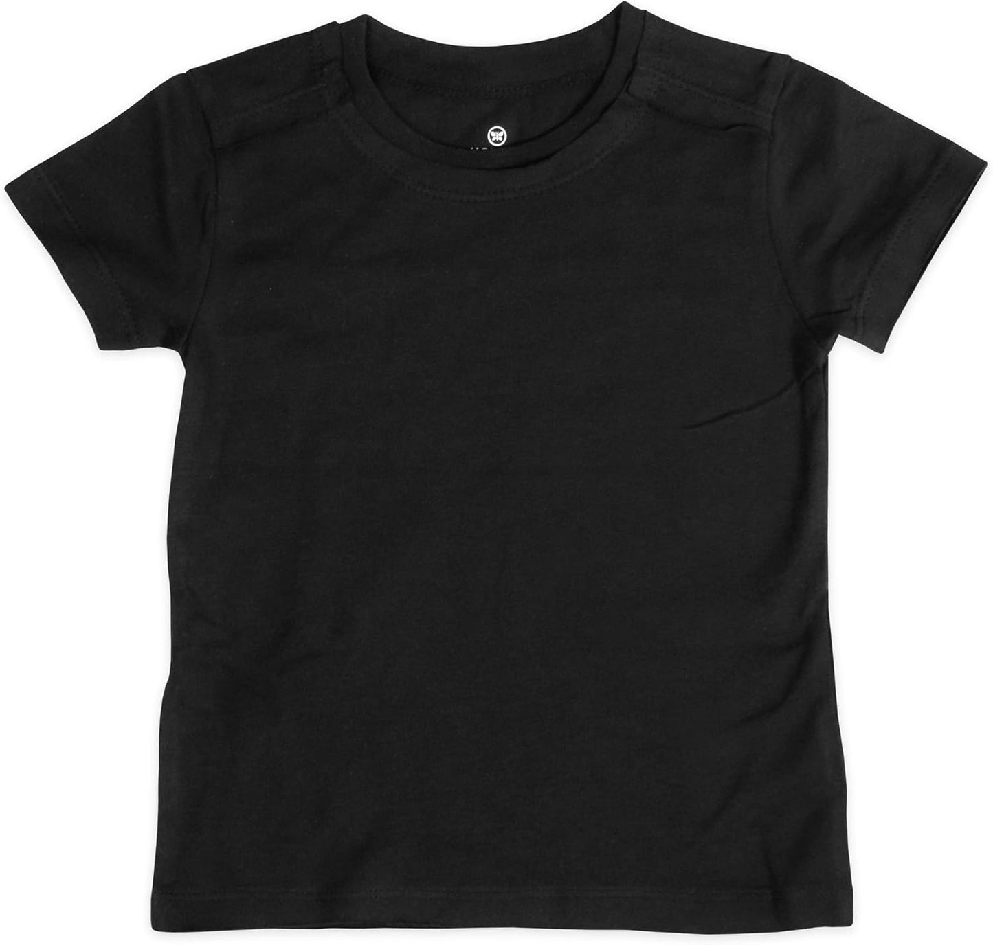 5-Pack Short Sleeve T-Shirts 100% Organic Cotton Baby, Toddler, Little Kid, Boy, Girl, Unisex