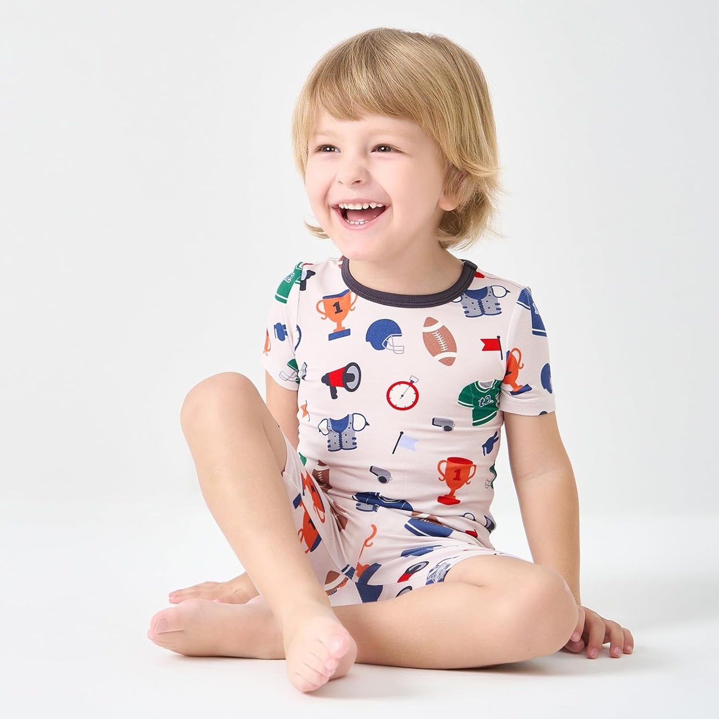 pureborn Baby Viscose From Bamboo Pajamas Set Pjs - Kids Toddler Girl Snug Fit Viscose Sleepwear 2pcs 18M-8Y