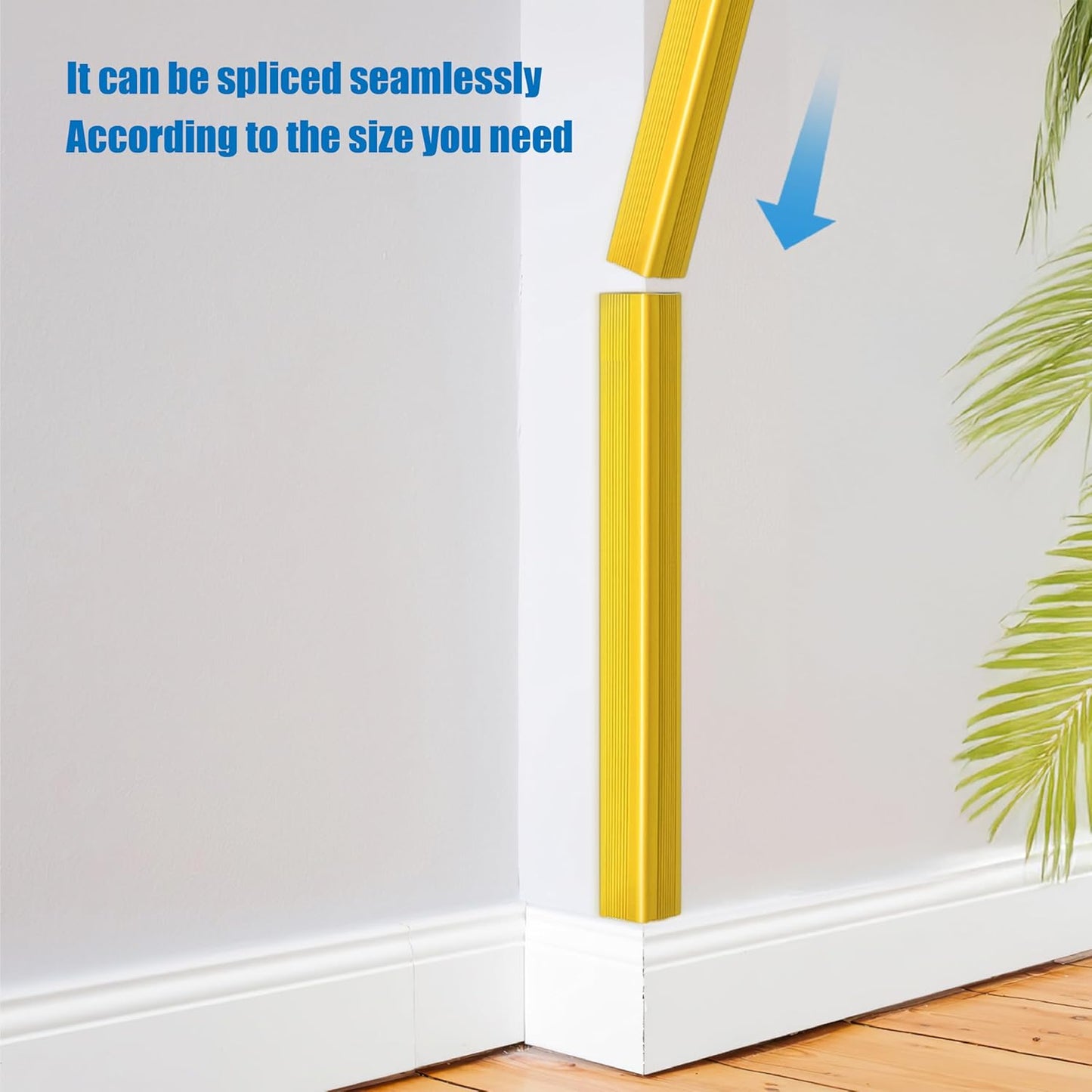 Wall Corner Protectors 4 Pack,1.57x1.57x23.62x0.12 inch PVC Double Side Proof Corner Guards for Sharp Edges, Self-Adhesive Corner Protectors for Home, Kindergarten,Thickness-3mm(0.12 in)