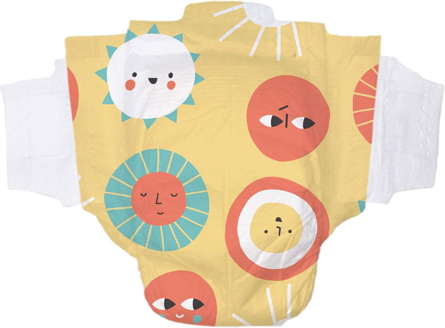 Hello Bello Premium Diapers Size 4, 84 Count Disposable, Extra-Absorbent, and Hypoallergenic Baby Diapers with Snug and Comfort Fit, Sunnyside Up Pattern Value Pack