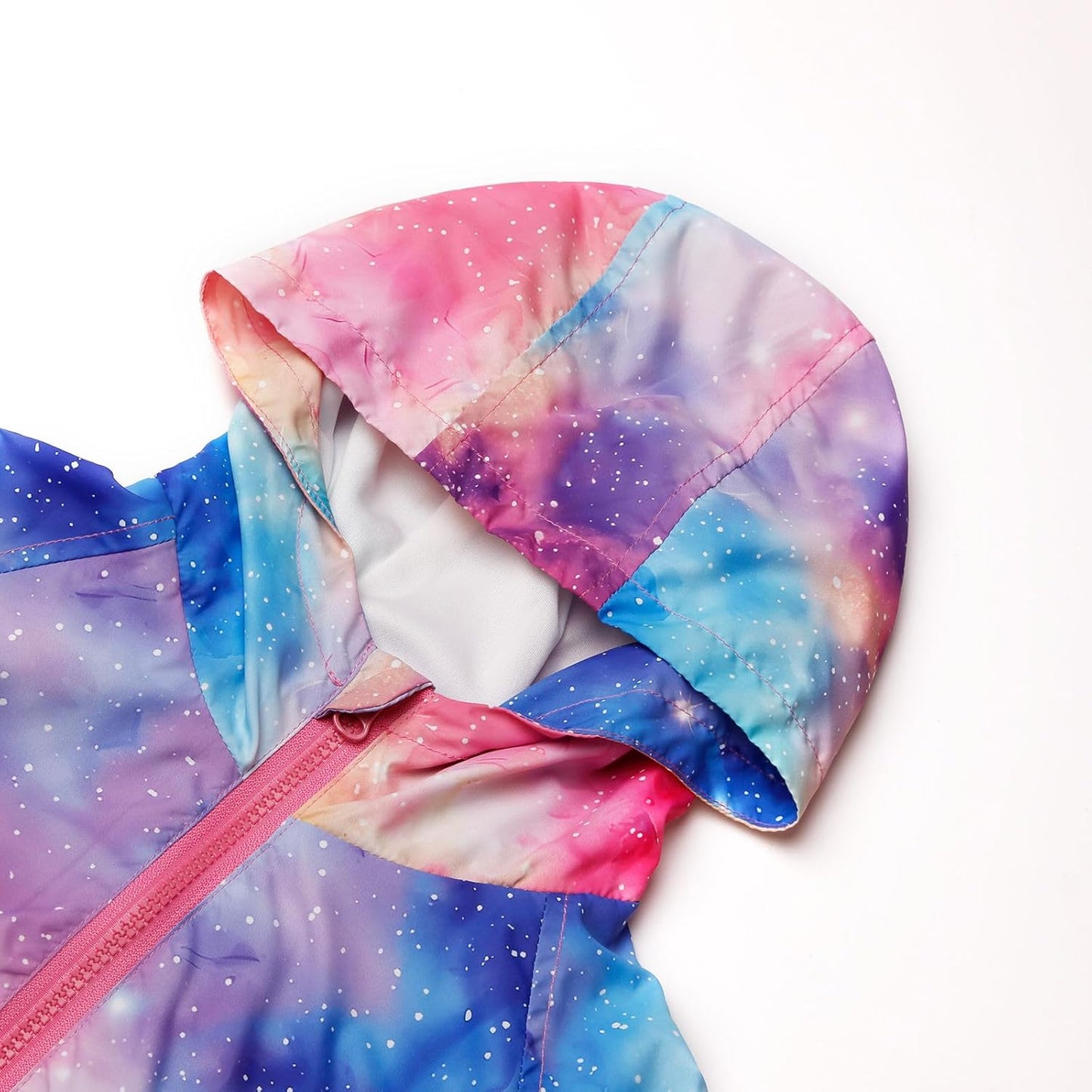 WELAKEN Lightweight Jacket for Girls Kids & Toddler II Girls' Print Water-Resistant Jacket