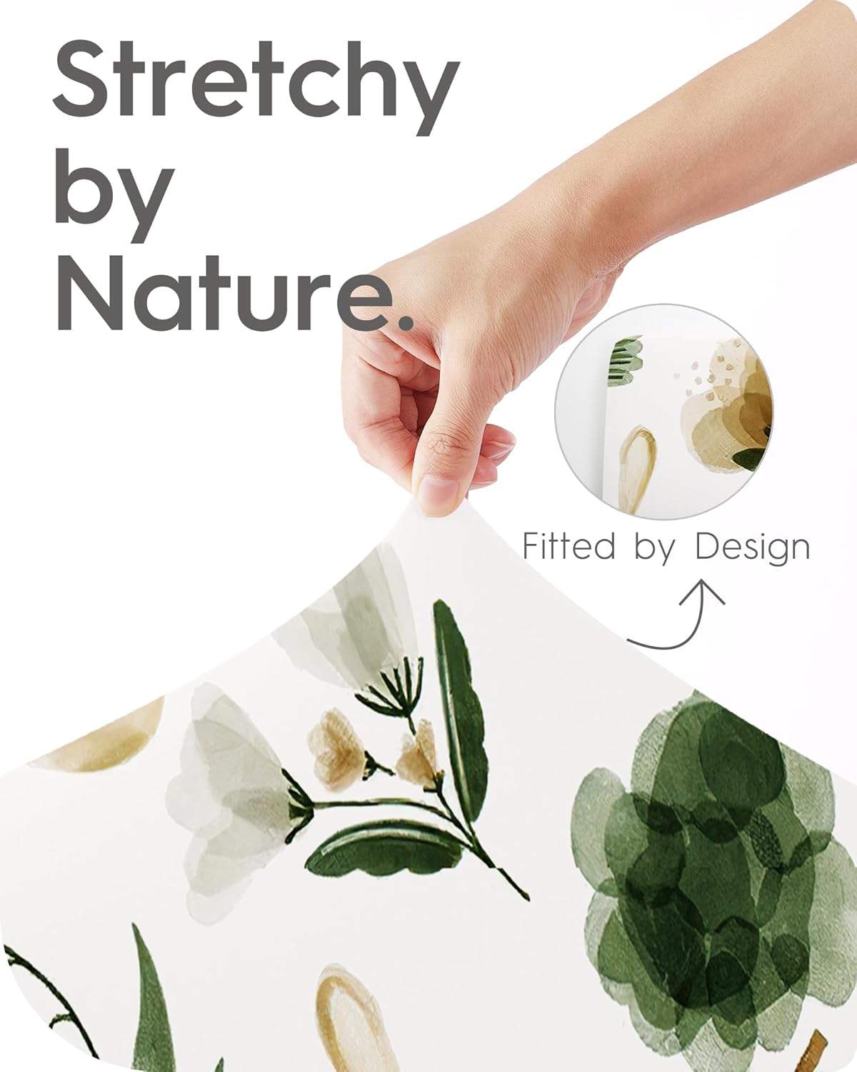 Pack N Play Sheets Fitted, TotBasic Ultra Soft Mini Crib Sheets Safari, Premium Jersey Knit Pack and Play Sheets Neutral, Stretchy Play Yard Sheets for Pack and Play Mattress, 2 Pack (Rabbit Giraff)