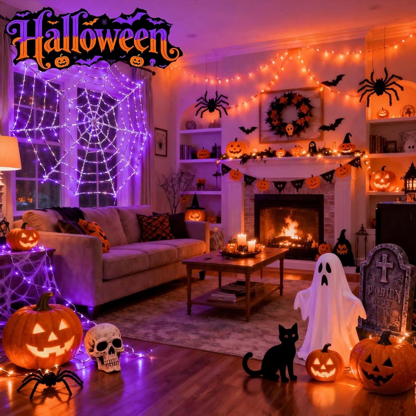 LitHome 200LED 66FT Led Fairy Lights Plug in, Color Changing Fairy Lights with Remote, 9 Modes Led String Lights Indoor Dimmable, Fairy String Lights for Fall Halloween Christmas Bedroom Dorm Decor