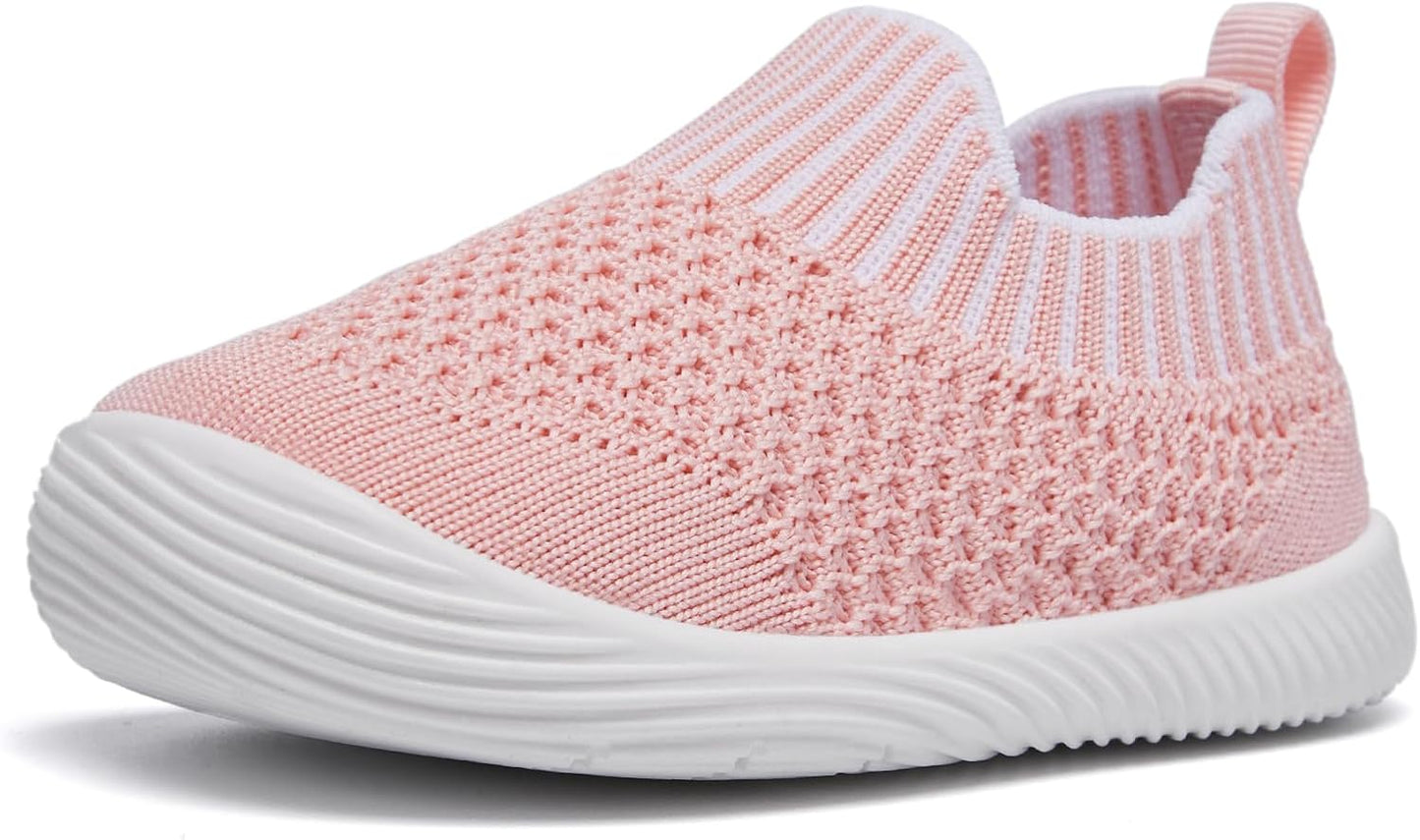 MORENDL Baby Toddler Walking Socks Non-Slip Breathable Unisex Casual Sneakers