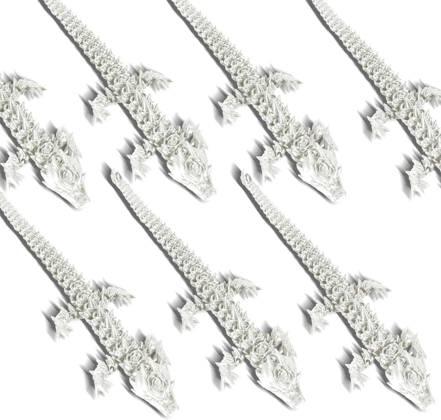 Easter Dragons 3D Printed Dragon Egg with Dragon Inside Crystal Dragon Fidget Toy for Adult Full Articulated Dragon for Home Office Decor