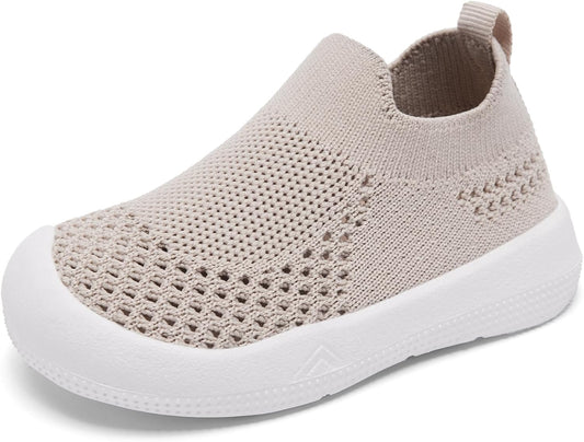 Eashi Baby Boy Girl Non-Skid Indoor Infant Walking Shoes Breathable Warm Elastic Sock Shoes with Memory Sole Protect Toes Outdoor Sneakers