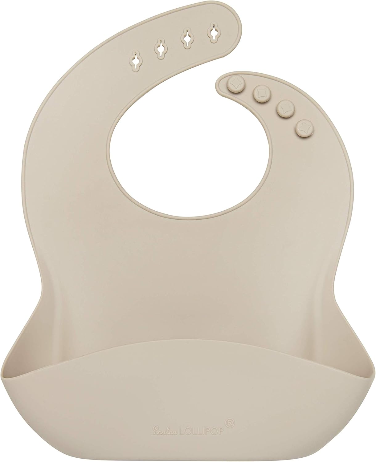 Loulou Lollipop Soft, Waterproof Silicone Feeding Bib