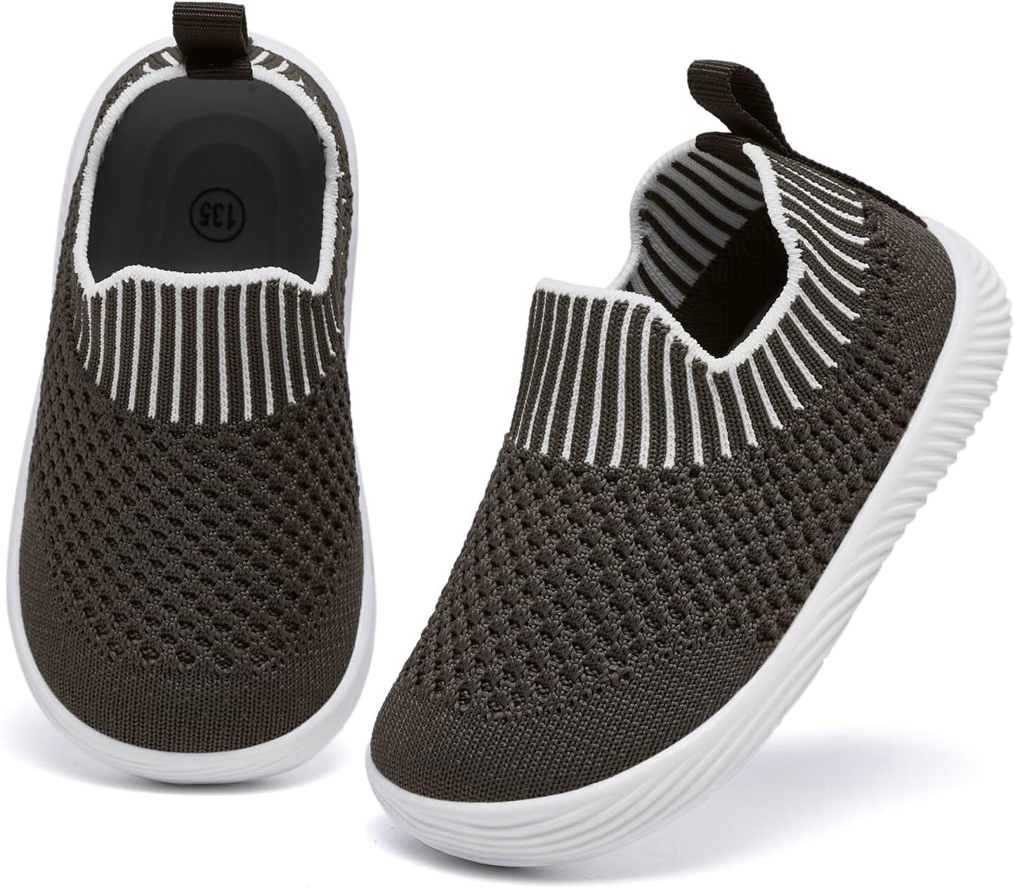 MORENDL Baby Toddler Walking Socks Non-Slip Breathable Unisex Casual Sneakers