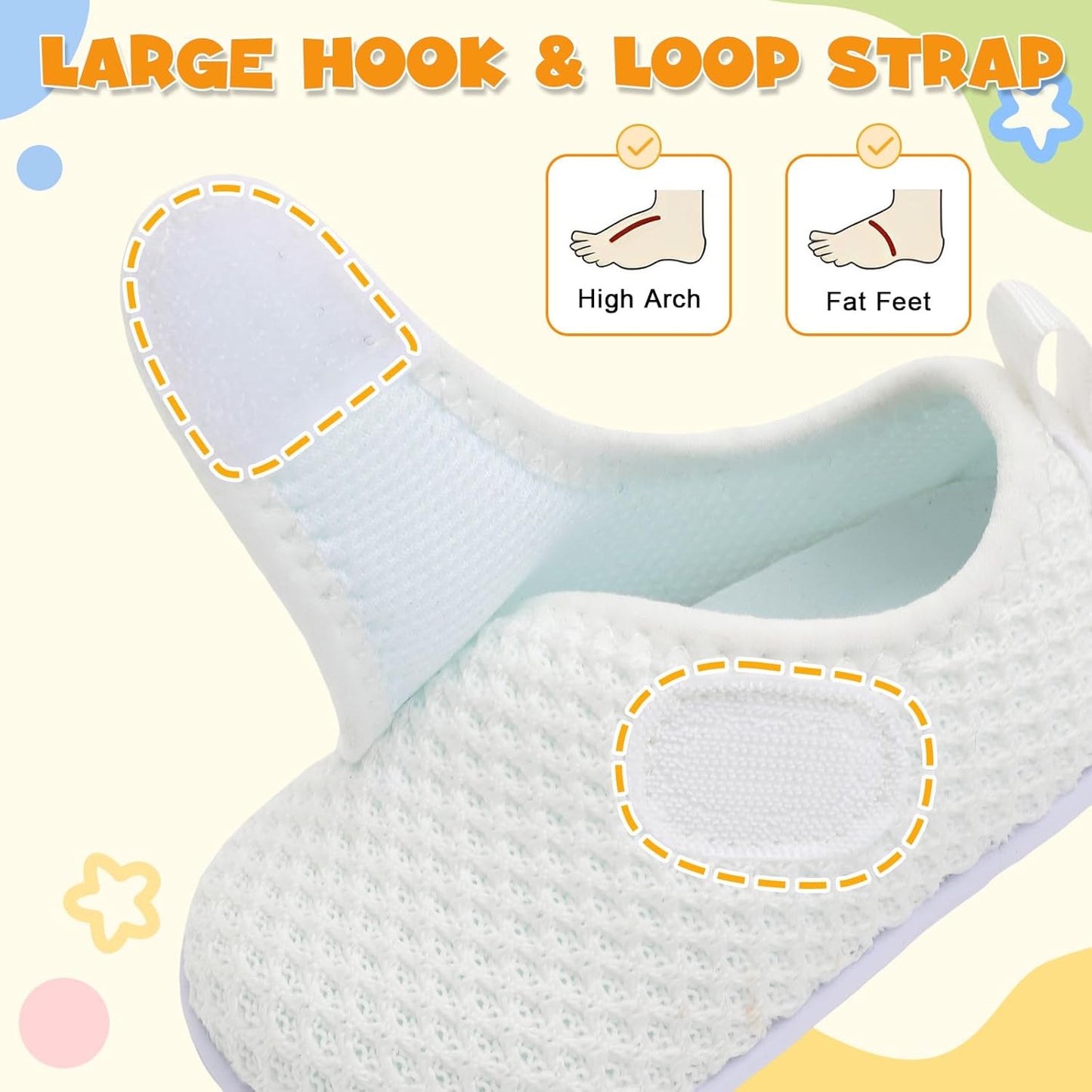 LeIsfIt Baby Shoes Boys Girls First Walking Shoes Non-Slip Infant Sneakers Lightweight Slip-on Crib Sneakers for First Walkers