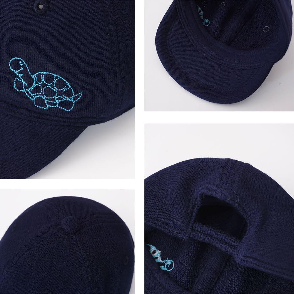 Keepersheep Baby Baseball Cap Infant Sun Hat, Cotton Knit with Soft Brim, Adjustable Soft Newborn Toddler Cap