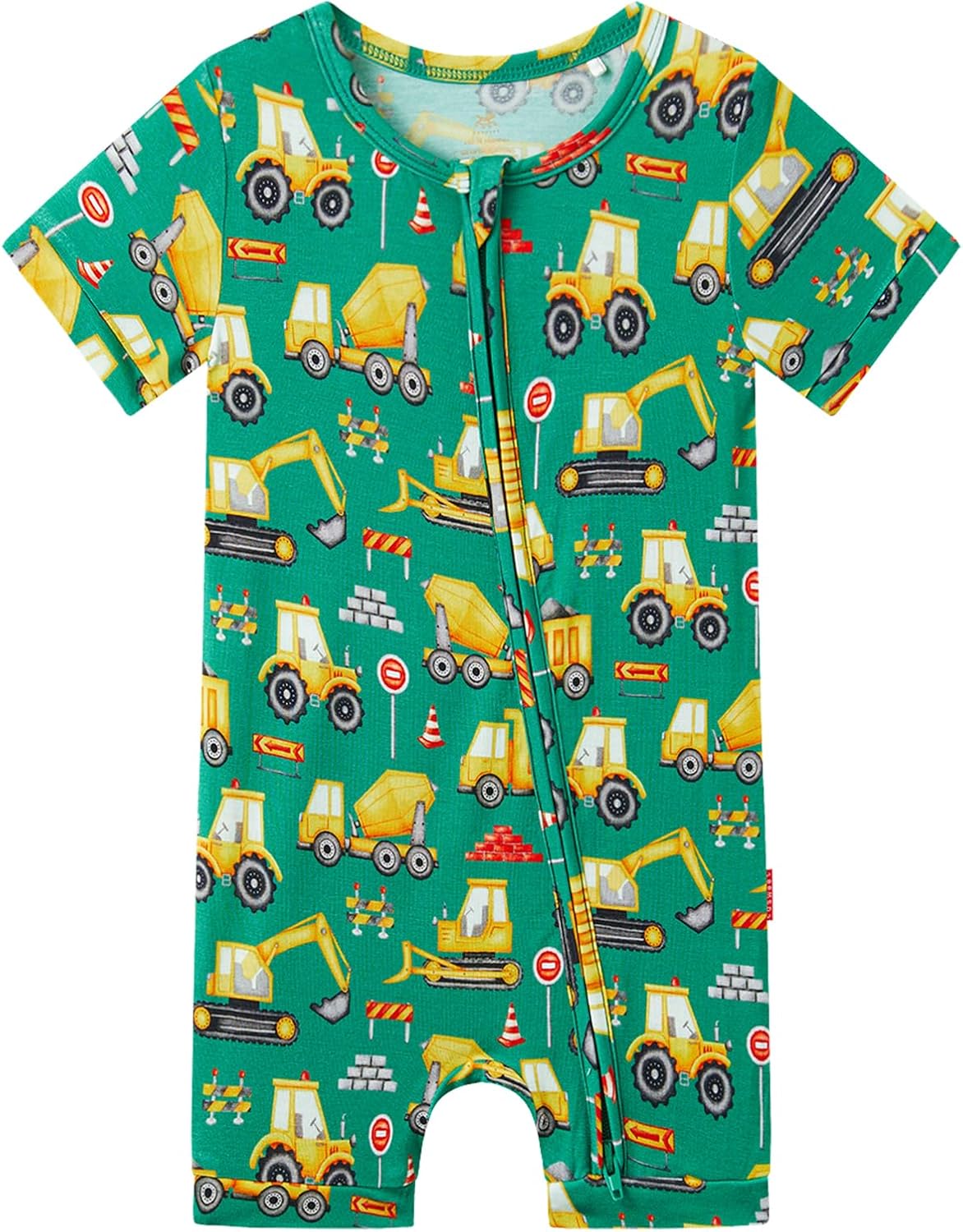 Baby Boys Bamboo Viscose Short Sleeve Romper Soft Comfy Infant Summer Jumpsuit