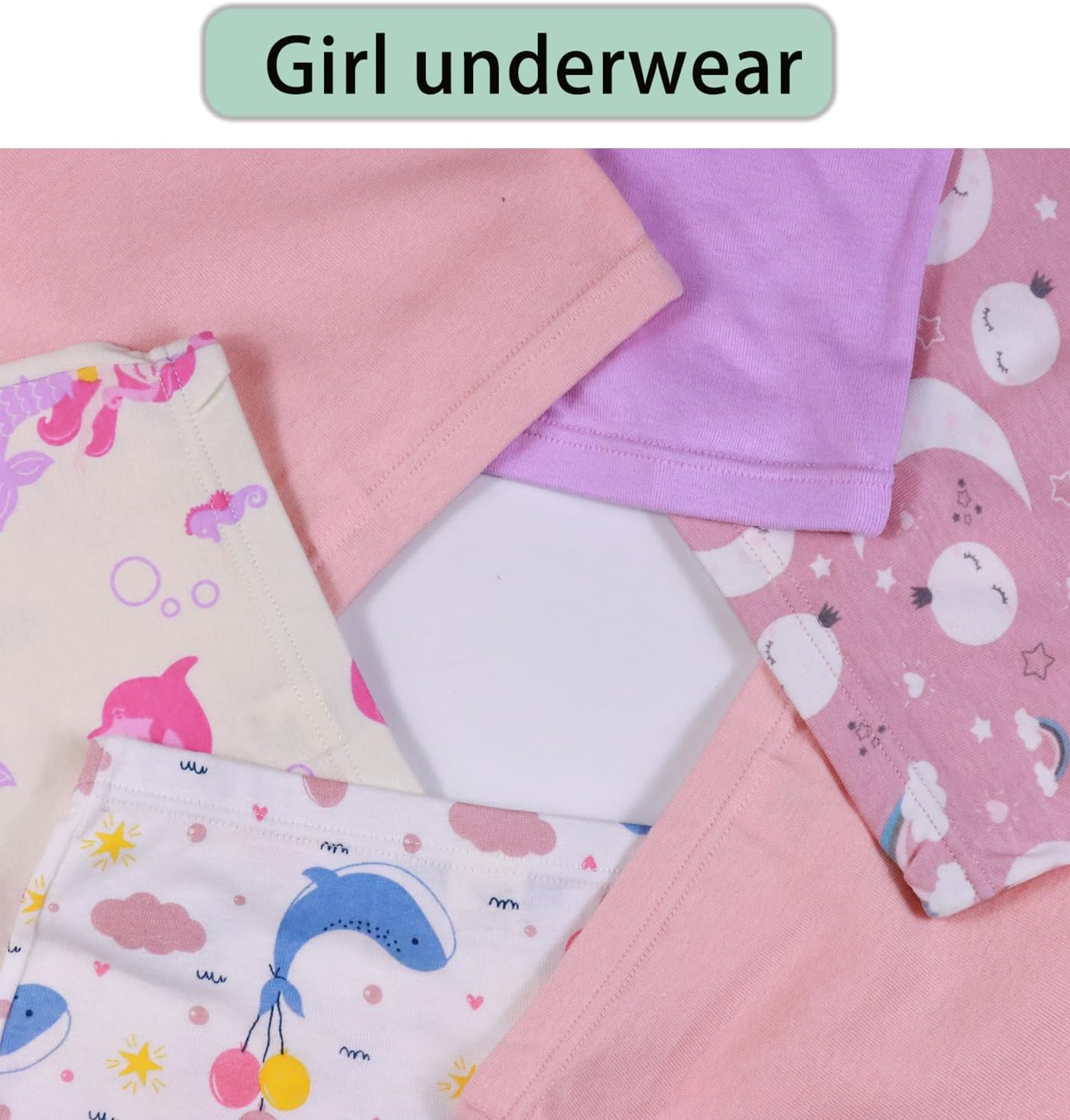 Boboking Soft Cotton Girls' Panties Boyshort Little Girls' Underwear Toddler Undies