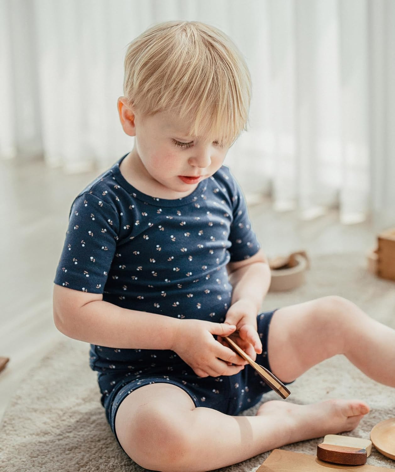 AVAUMA Baby Boys Girls Pajama Set 6M-7T Kids Cute Toddler Snug fit Pattern Design Pjs Cotton Sleepwear