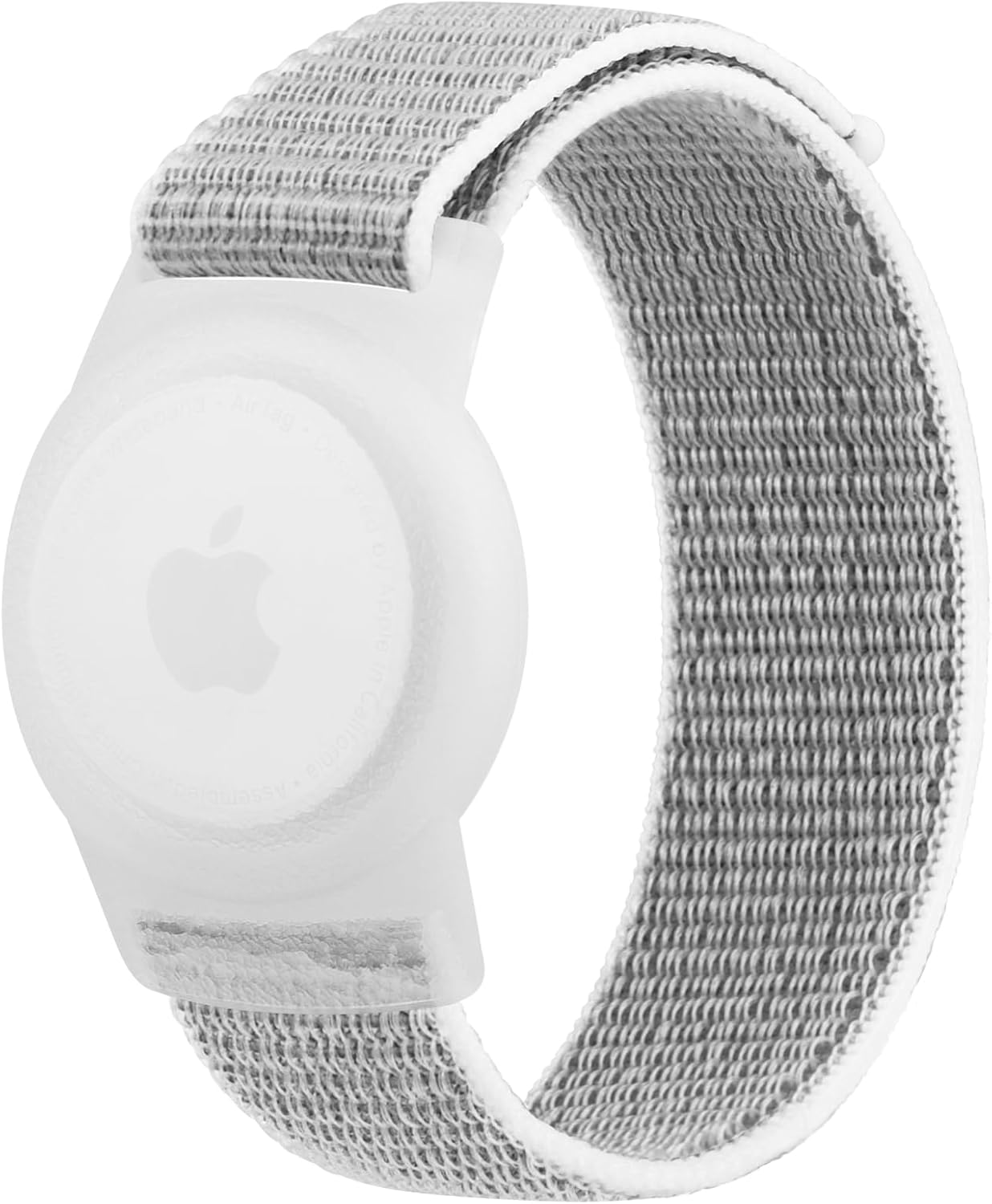 Vancle Kids Wristband for Apple AirTag, Protective Case for Air Tag GPS Tracker Holder with Nylon Bracelet, Adjustable Anti Lost Watch Band for Toddler Baby Children Elders