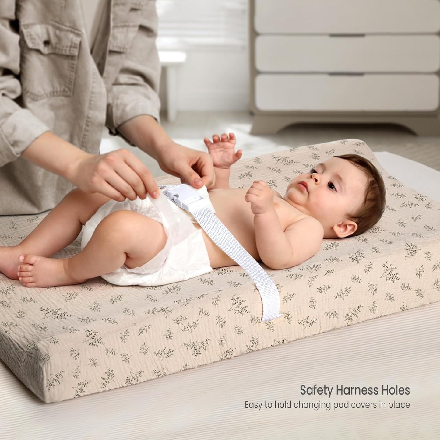 lulumoon Muslin Changing Pad Covers: Baby Cotton Changing Table Covers - Soft Changing Pad Sheets for Boys Girls