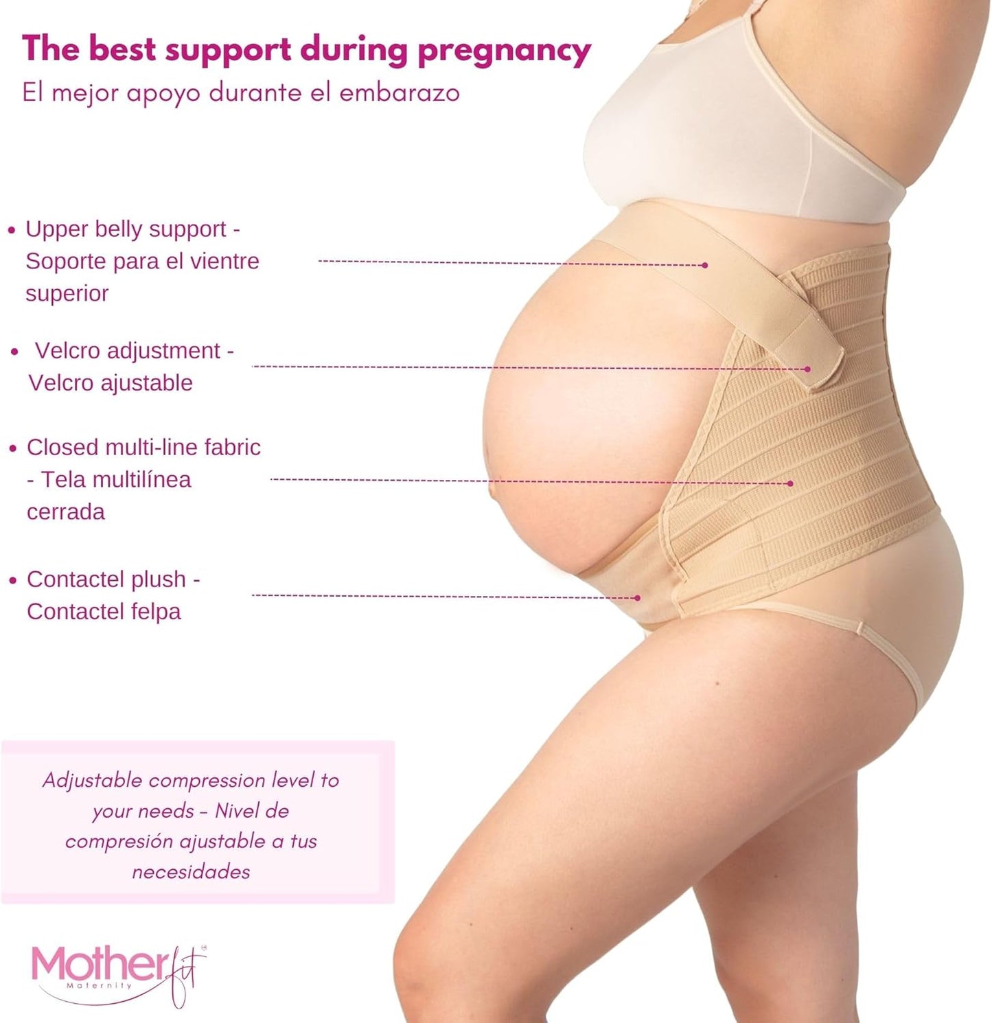 Pregnancy Girdle - Belly Bands for Pregnant Women Breathable Pregnancy Belly Support Band Adjustable Maternity Belt