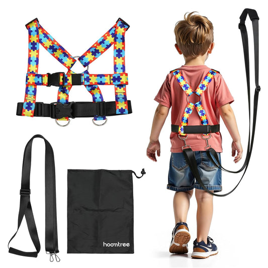Safety Harness Leash for Special Needs Child Aged 3-6 Years Ajustable, Sturdy Walking Harness for Older Children with Grab Handle, Keeping Active ADHD/ASD Autism Kids Safe in Public