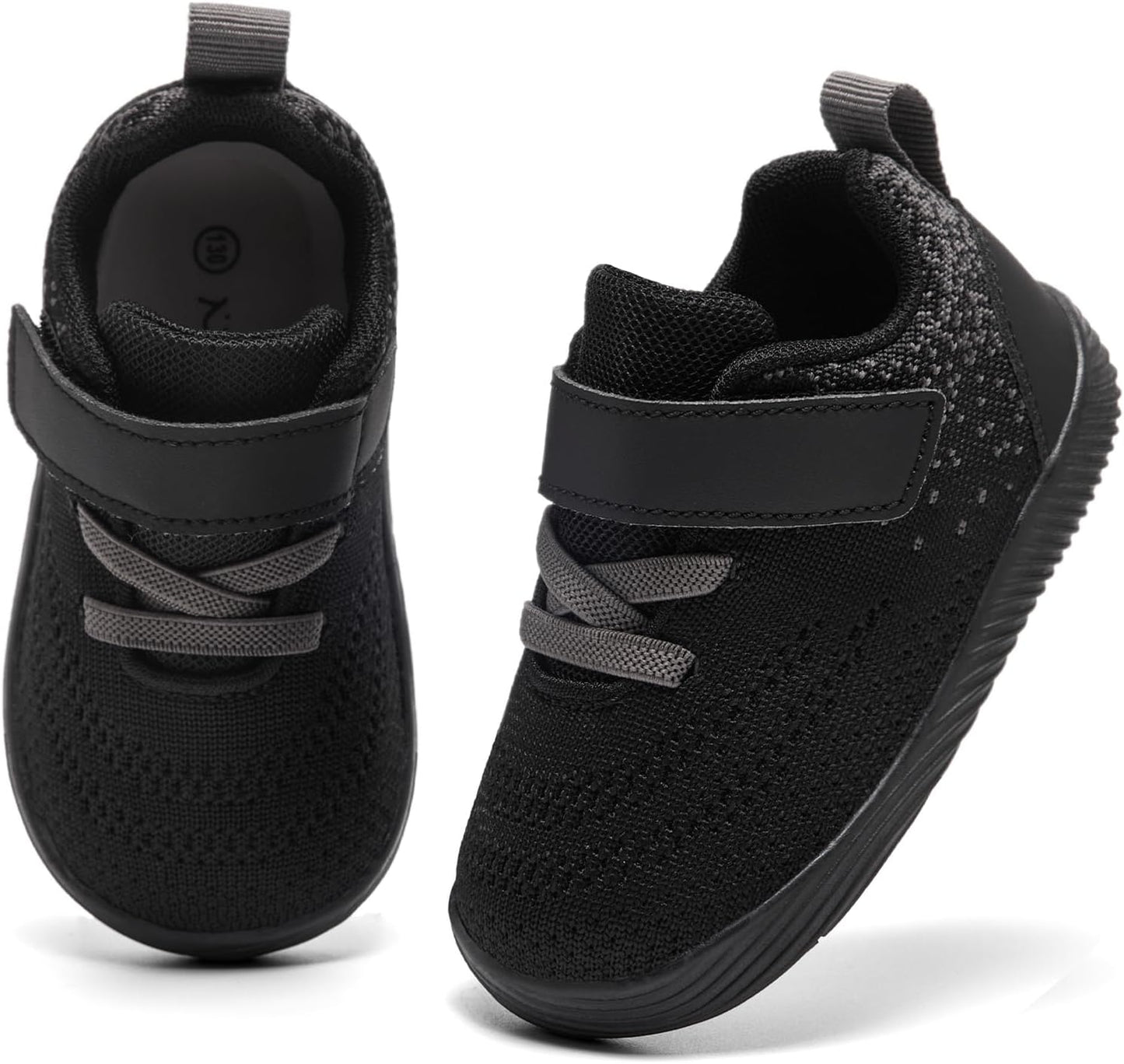 MORENDL Toddler Sneakers Baby Boys & Girls Barefoot Shoes Lightweight Breathable Walking Running Tennis Athletic Sport Shoes