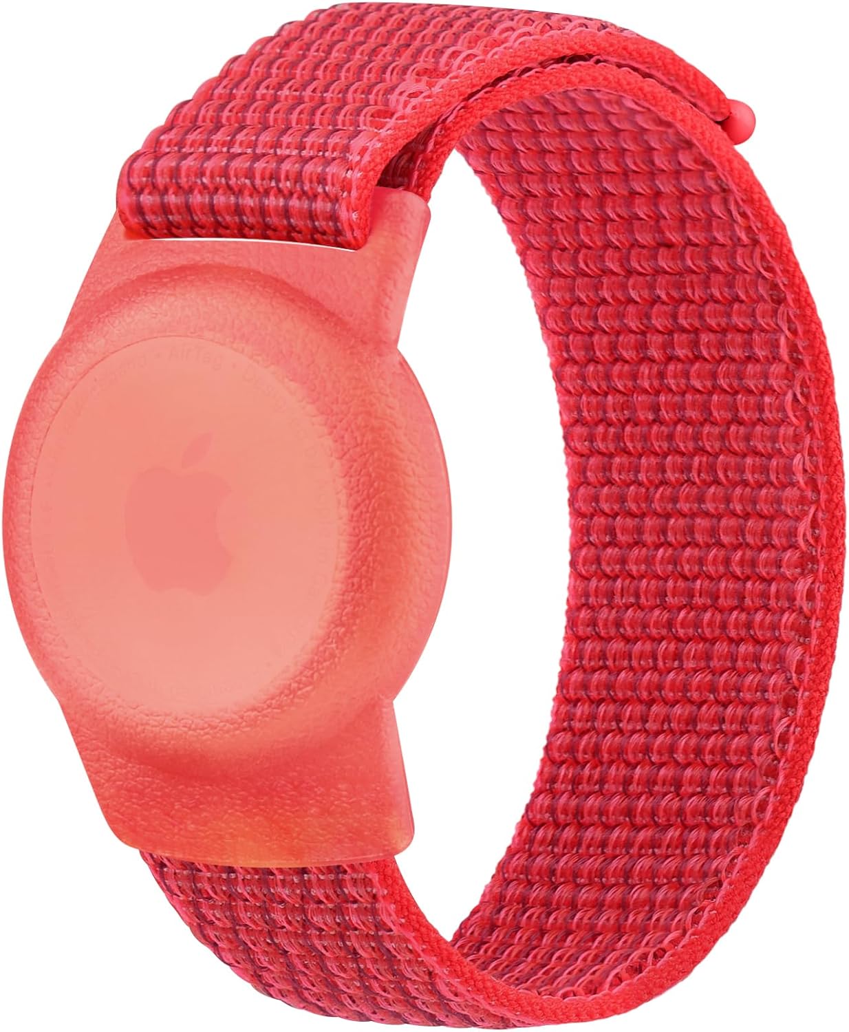 Vancle Kids Wristband for Apple AirTag, Protective Case for Air Tag GPS Tracker Holder with Nylon Bracelet, Adjustable Anti Lost Watch Band for Toddler Baby Children Elders