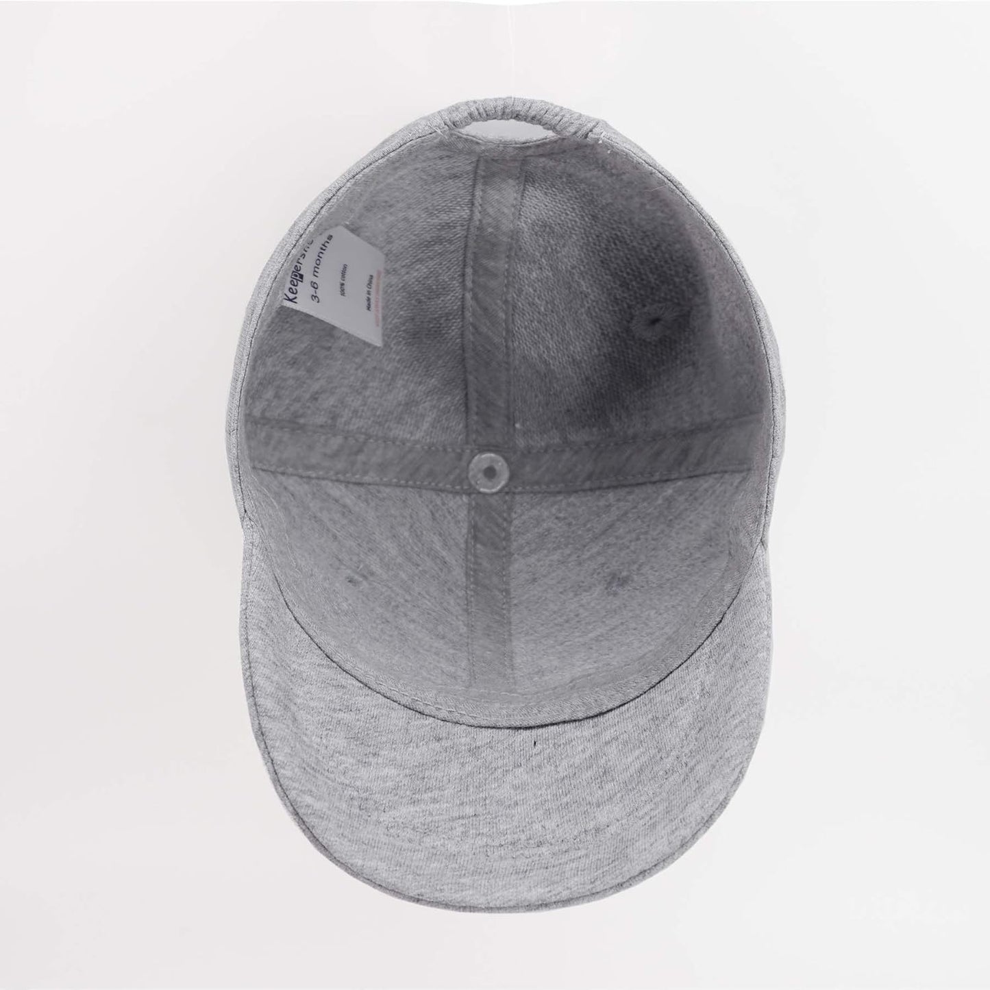 Keepersheep Baby Baseball Cap Infant Sun Hat, Cotton Knit with Soft Brim, Adjustable Soft Newborn Toddler Cap