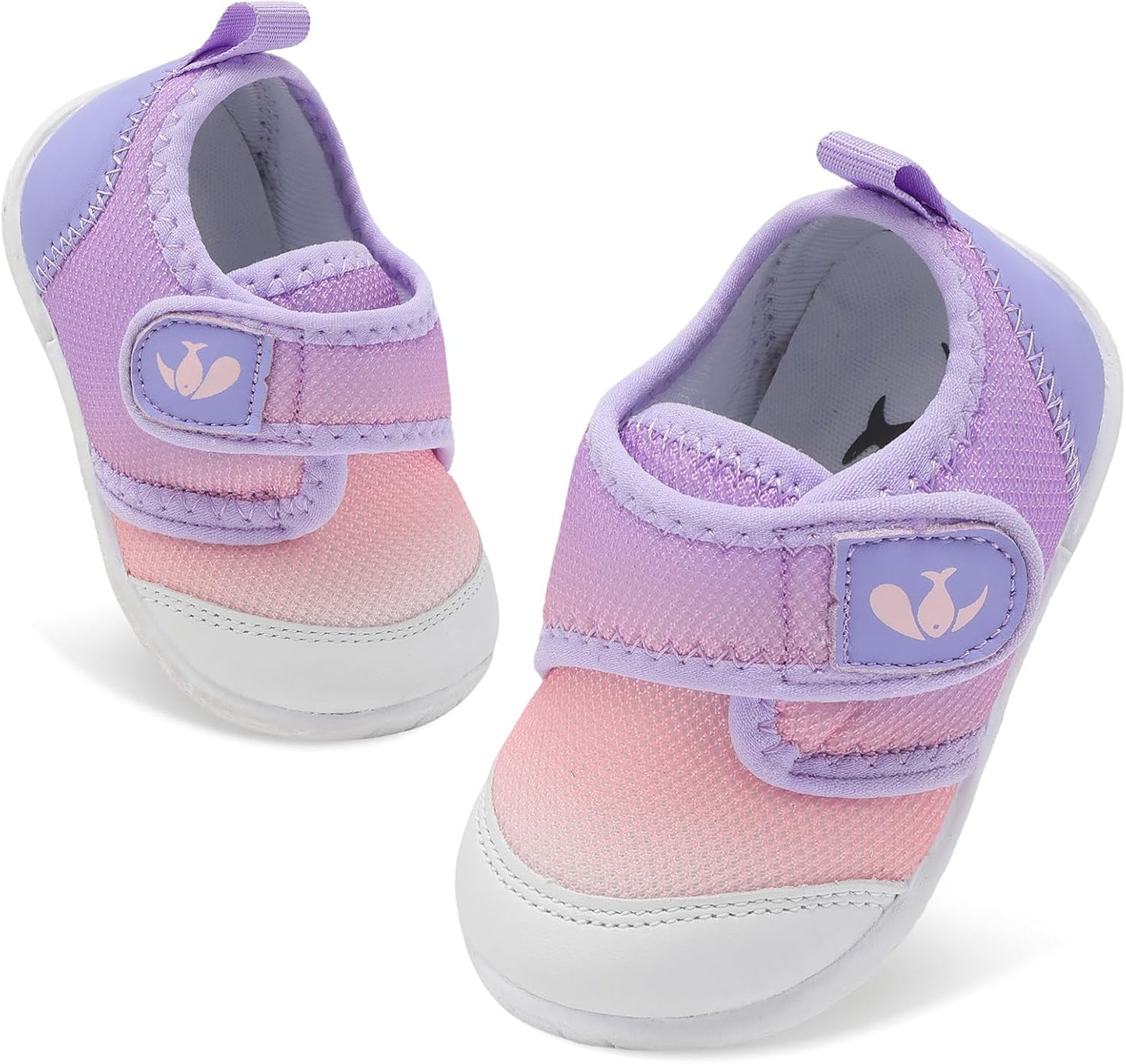 FEETCITY Baby First Walking Shoes Boys Girls Infant Sneakers Crib Shoes Breathable Lightweight Slip On Shoes