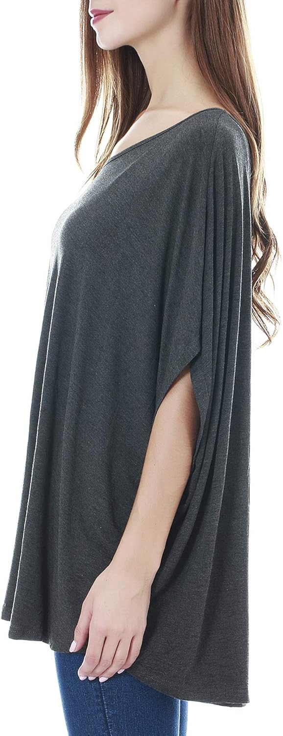 Smallshow Women's Nursing Top Maternity Poncho for Breastfeeding