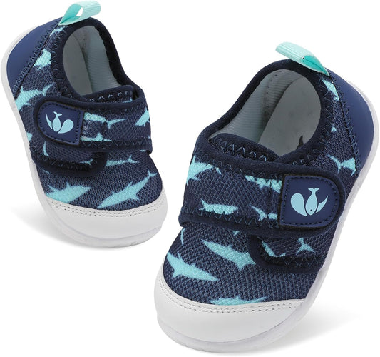 FEETCITY Baby First Walking Shoes Boys Girls Infant Sneakers Crib Shoes Breathable Lightweight Slip On Shoes