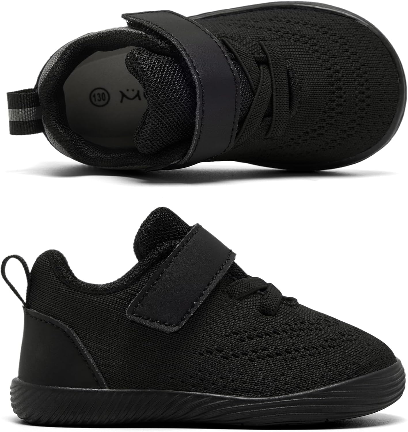 MORENDL Toddler Sneakers Baby Boys & Girls Barefoot Shoes Lightweight Breathable Walking Running Tennis Athletic Sport Shoes