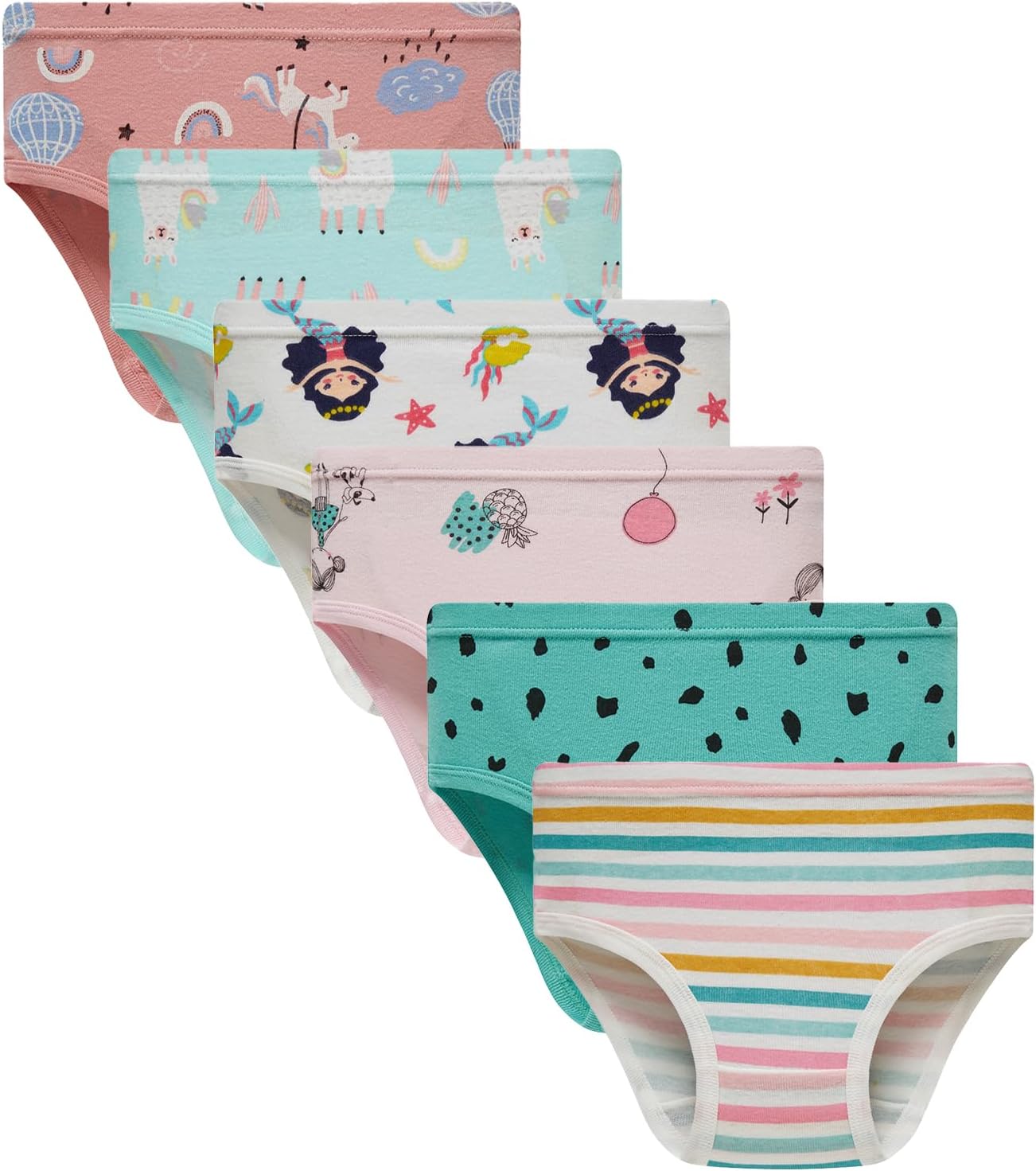 Boboking Soft Cotton Underwear Toddler Girls'Briefs Soft Undies