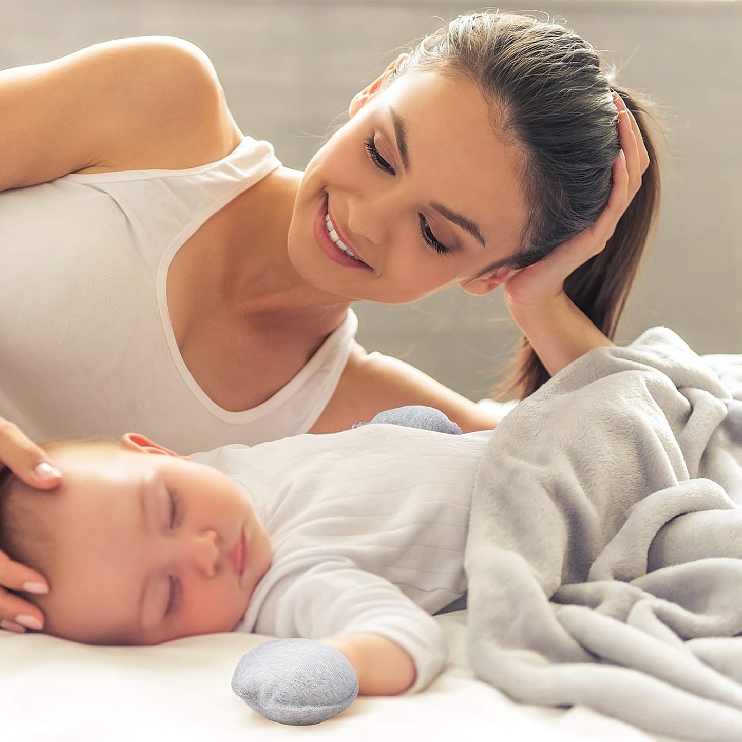 Syhood 6 Pairs Newborn Baby Mittens Cotton No Scratch Infant Gloves Mitten for Baby 0-6 Months Boys Girls