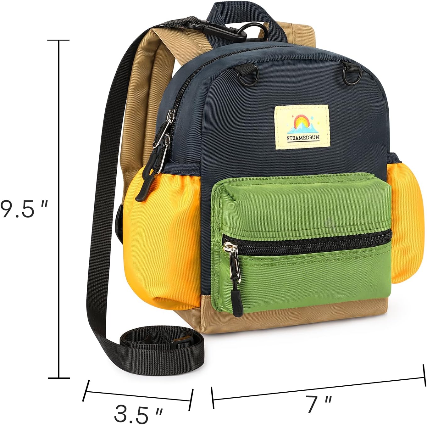 STEAMEDBUN Backpack Leash for Toddlers 1-3: Baby Backpack with Leash for Boys Girls - Anti-Lost Harness for Walking