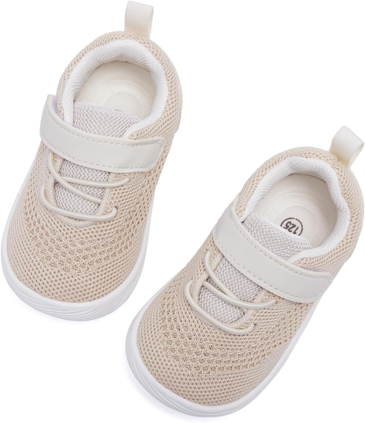 MORENDL Toddler Sneakers Baby Boys & Girls Barefoot Shoes Lightweight Breathable Walking Running Tennis Athletic Sport Shoes