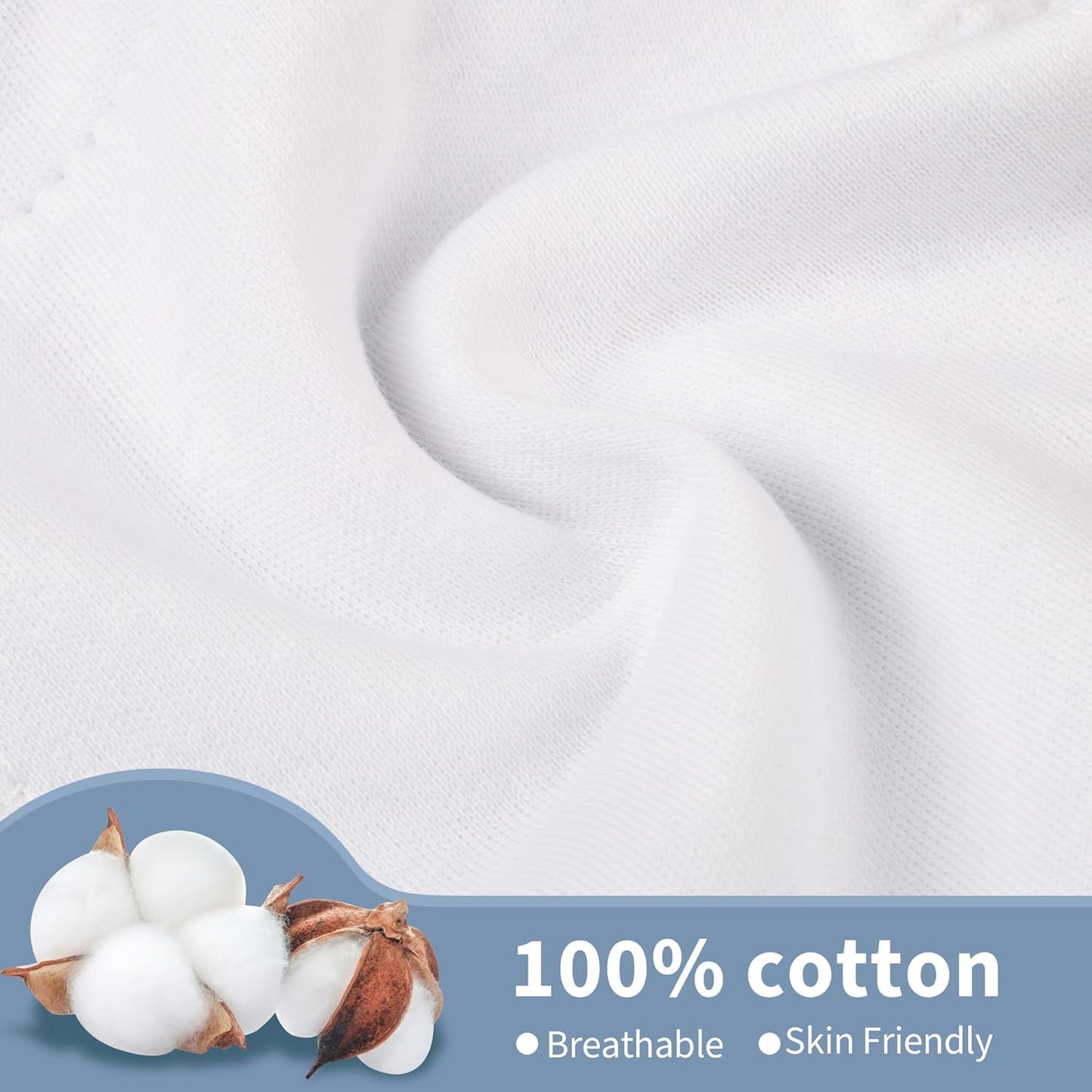 BIG ELEPHANT Toddler Training Pants, Soft Cotton Absorbent Training Underwear for Baby Boys & Girls