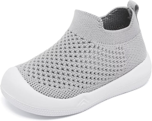 Eashi Baby Boy Girl Non-Skid Indoor Infant Walking Shoes Breathable Warm Elastic Sock Shoes with Memory Sole Protect Toes Outdoor Sneakers