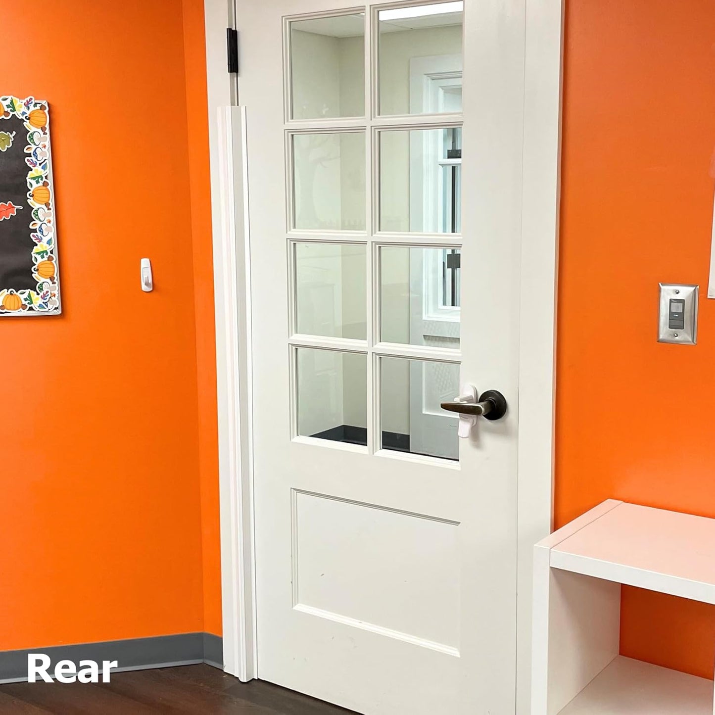 Cardinal Gates PinchNot Rear Door Pinch Guard for Kids Safety-Hinge Protector for Babies-CSP33-Finger Pinch Shield-Child Proof Back of Jamb-Made in USA