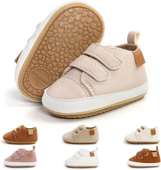 Baby Shoes Mary Jane Flats Non Slip Soft Sole Infant Toddler Sneakers First Walkers Party Christmas Dress Shoes