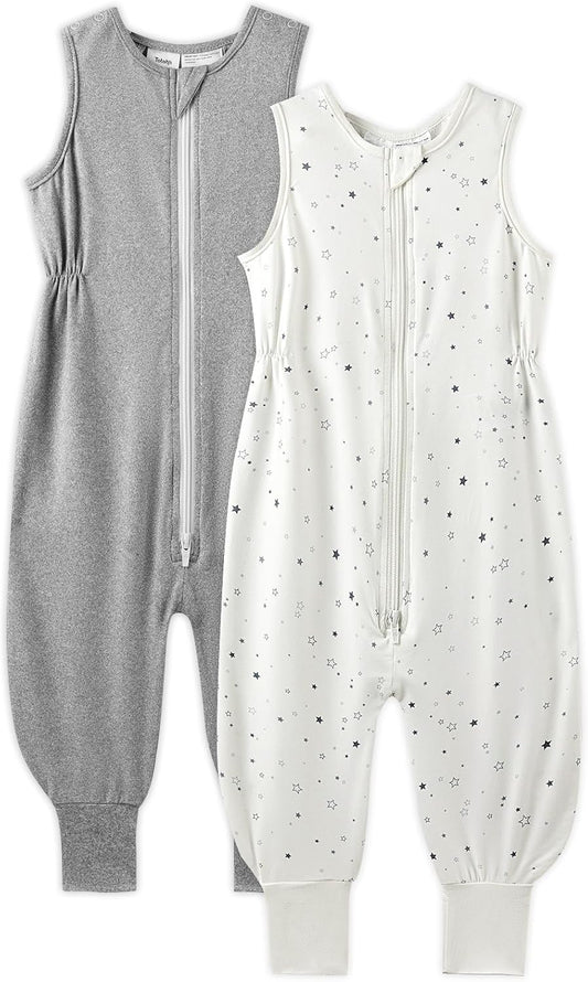 TotAha Toddler Sleep Sack with Legs, 0.5 TOG Light and Soft Baby Sleeping Bag, Walker Sleep Sack for Babies 12-24M, 2T-3T