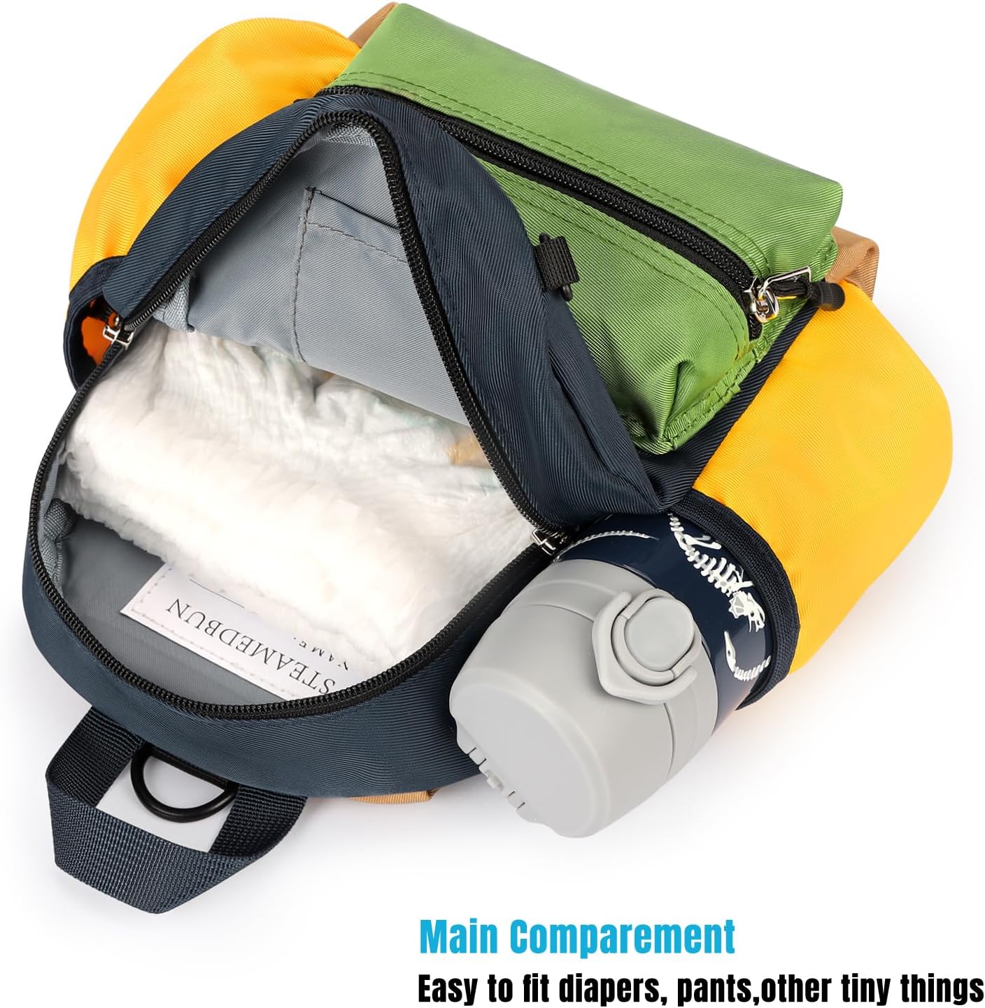 STEAMEDBUN Backpack Leash for Toddlers 1-3: Baby Backpack with Leash for Boys Girls - Anti-Lost Harness for Walking