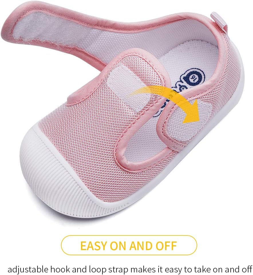 BMCiTYBM Baby Sneakers Girls Boys Lightweight Breathable Mesh First Walkers Shoes 6-24 Months