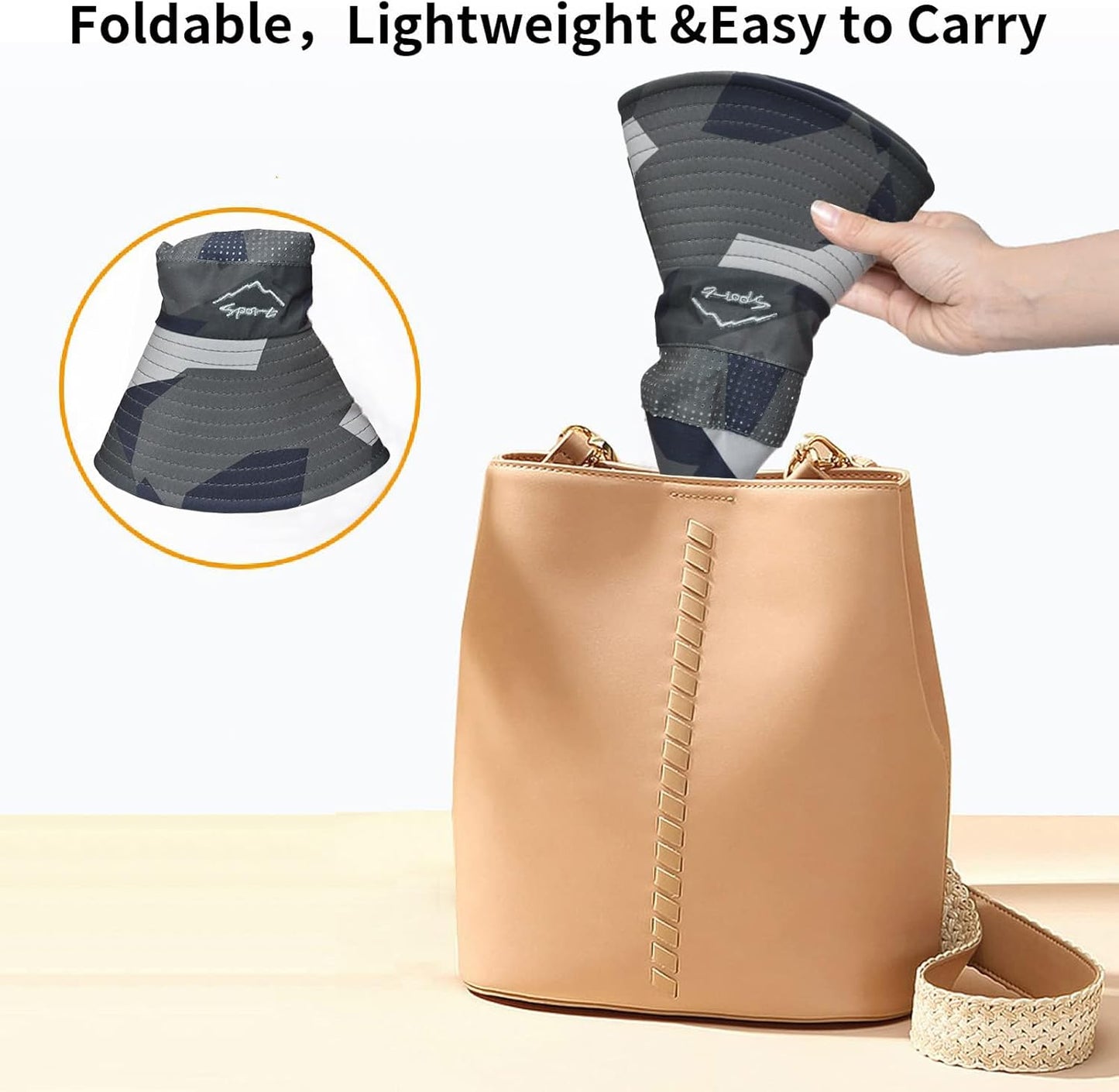 Sun Hats for Men Women Fishing Hat UPF 50+ Breathable Wide Brim Summer UV Protection Hat