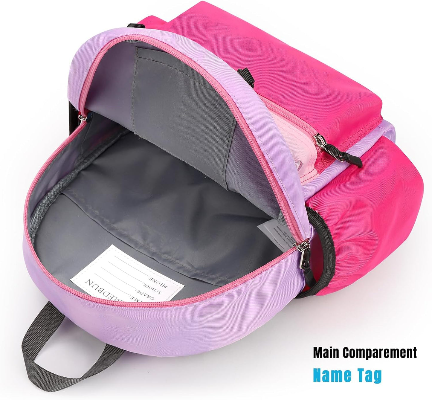 STEAMEDBUN Toddler Backpack for Girls 2-4: Preschool Kindergarten Backpacks - 12 inch Daycare Backpack