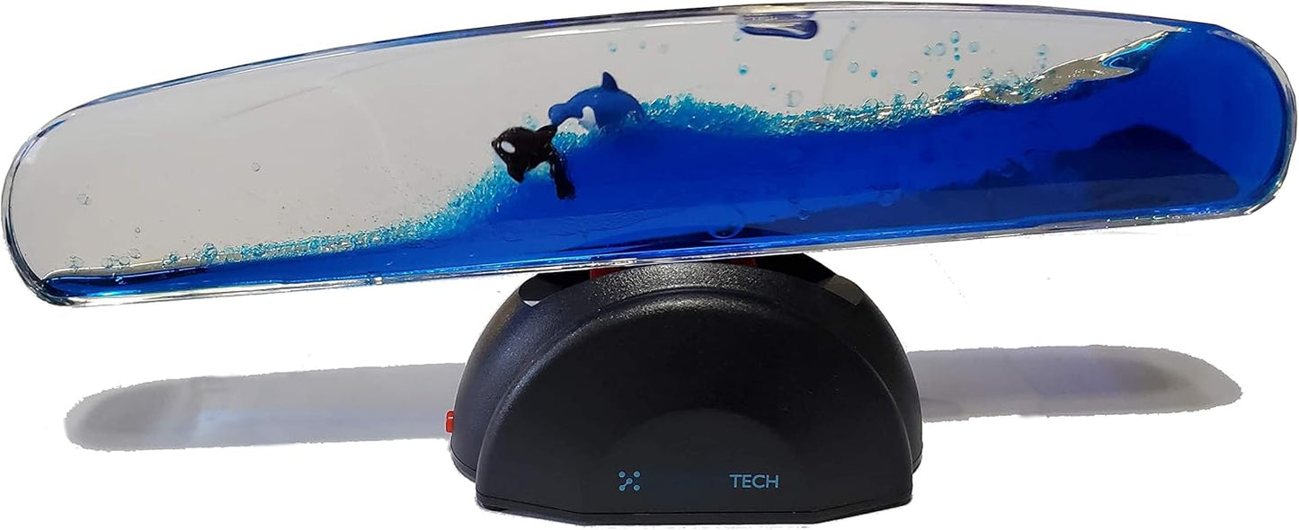 Wave Motion Machine (Blue, 12 Inch with Orcas)