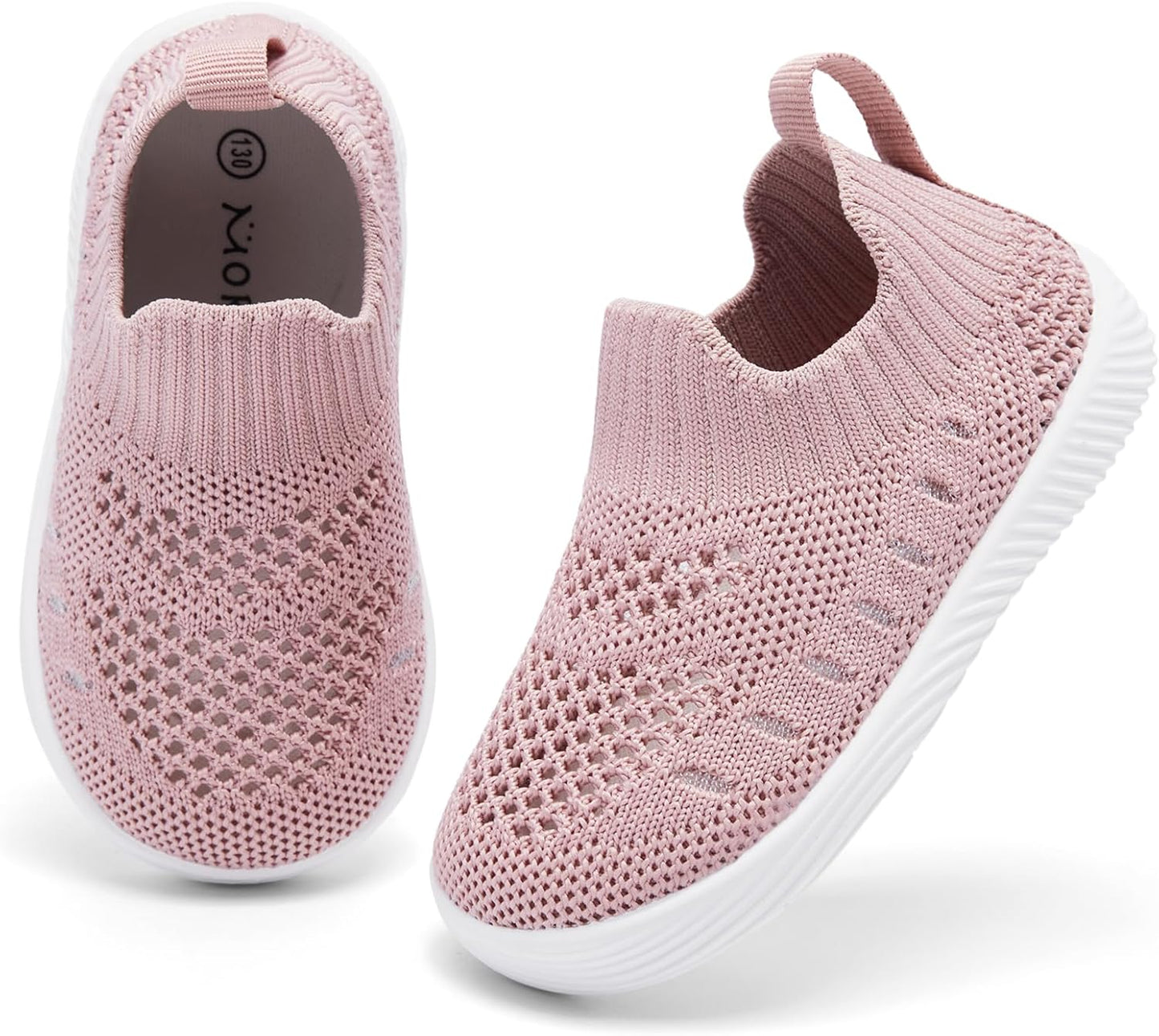 MORENDL Baby Toddler Walking Socks Non-Slip Breathable Unisex Casual Sneakers